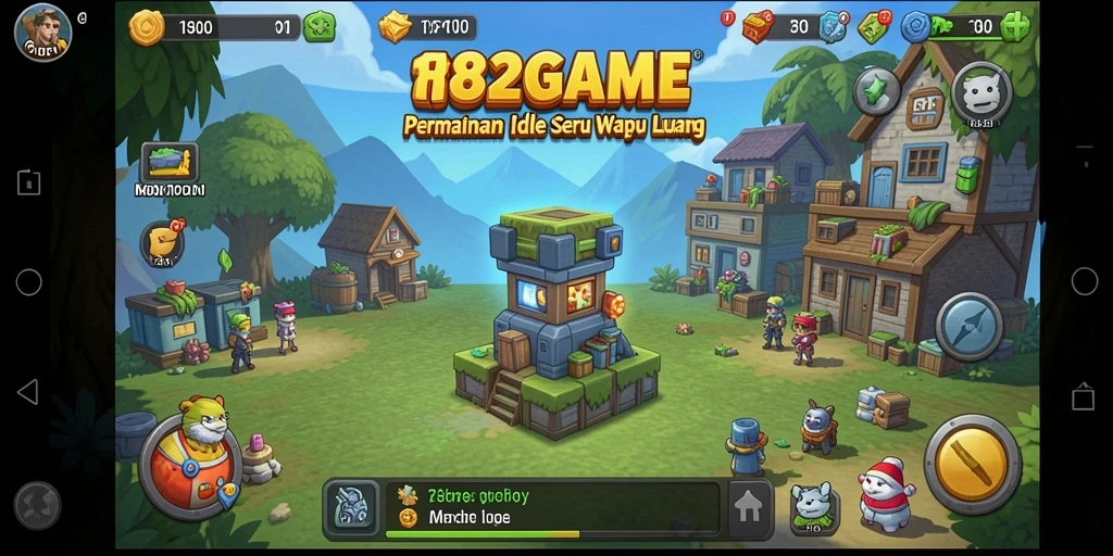 Tampilan gameplay 182GAME yang menarik dan penuh warna.