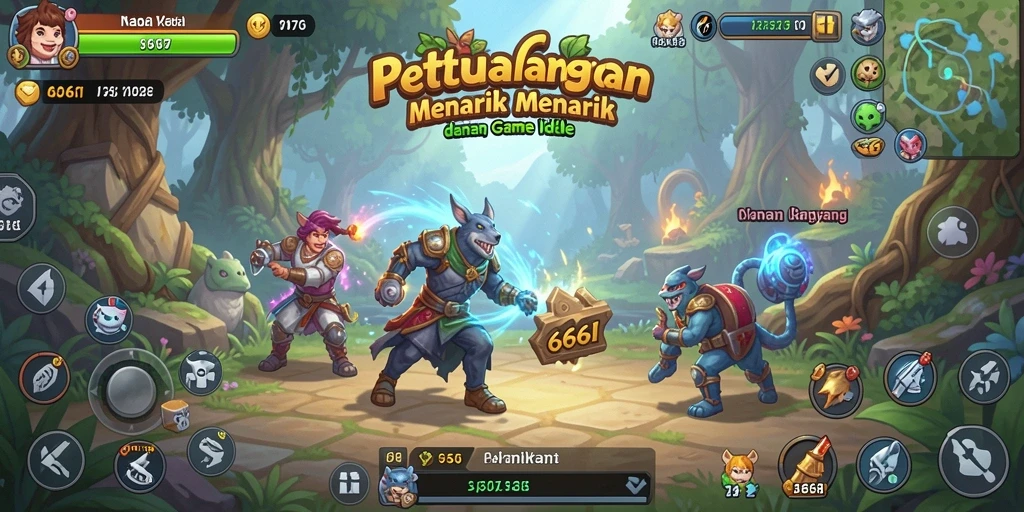 Gameplay menarik dari 666I menampilkan karakter dan strategi yang beragam.