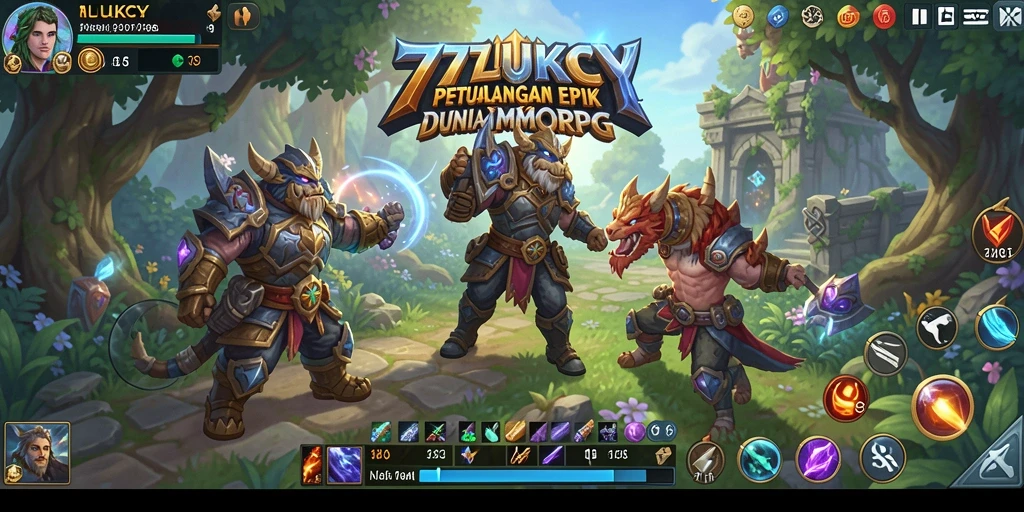 Gameplay epik dalam 777LUKCY dengan pertarungan seru dan grafis memukau.
