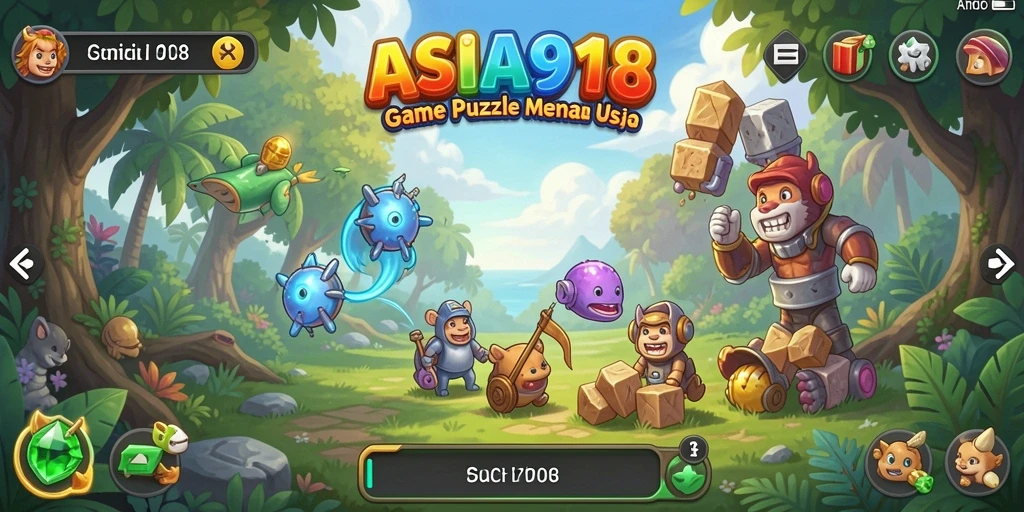 Tampilan gameplay ASIA918 dengan teka-teki yang menarik.