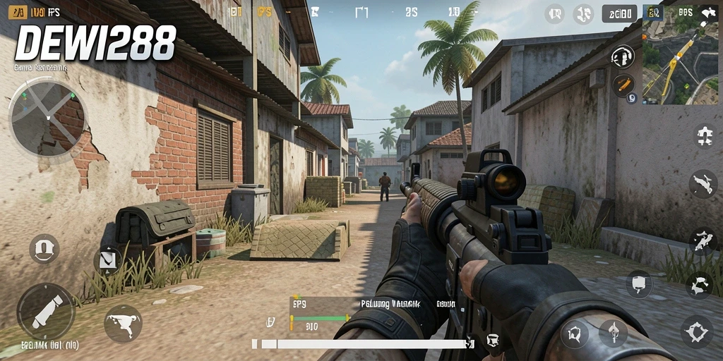 Tampilan gameplay DEWI288 yang penuh aksi dan strategi.