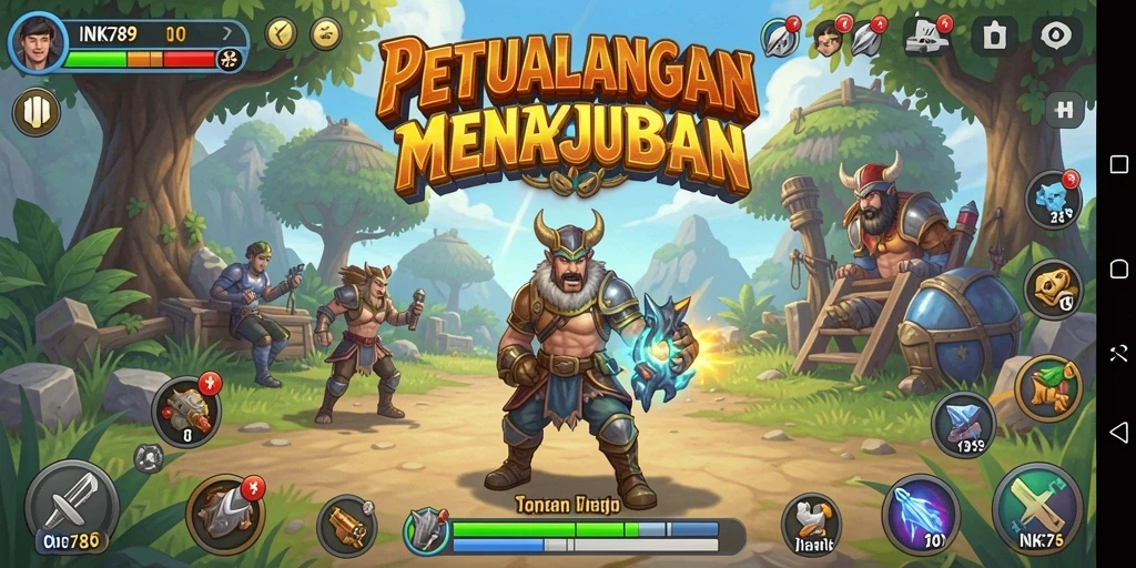 Gameplay INK789 yang menakjubkan dalam dunia terbuka.