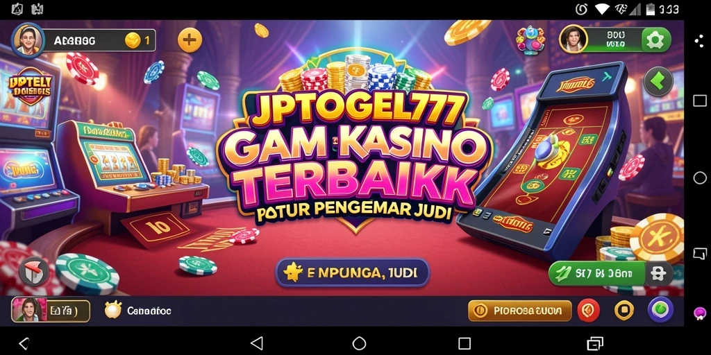 Tampilan gameplay seru di JPTOGEL77 dengan berbagai pilihan permainan Kasino.