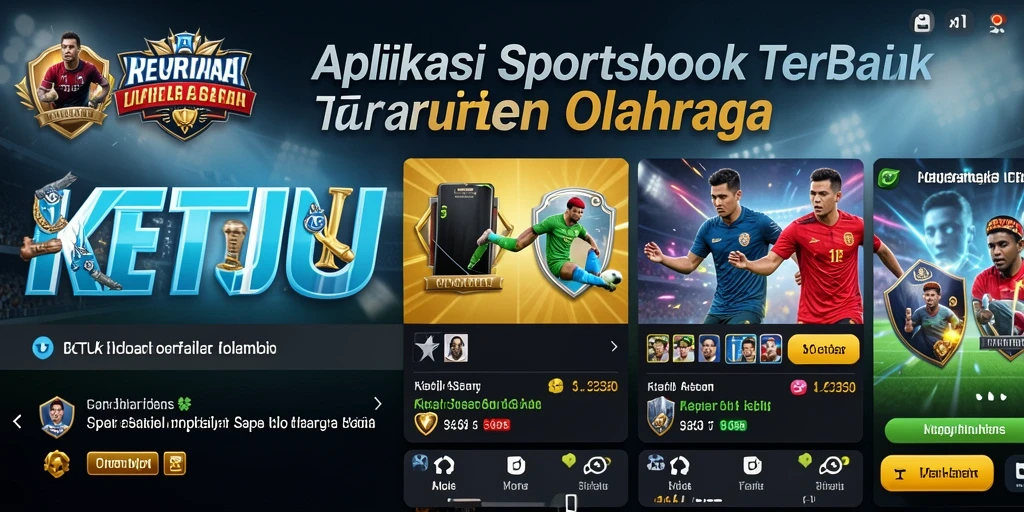 Tampilan gameplay Sportsbook KETUA dengan berbagai pilihan taruhan.