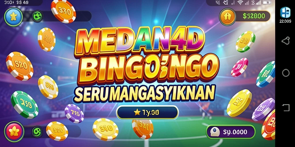 Tangkapan layar gameplay menampilkan aksi seru Bingo di MEDAN4D.
