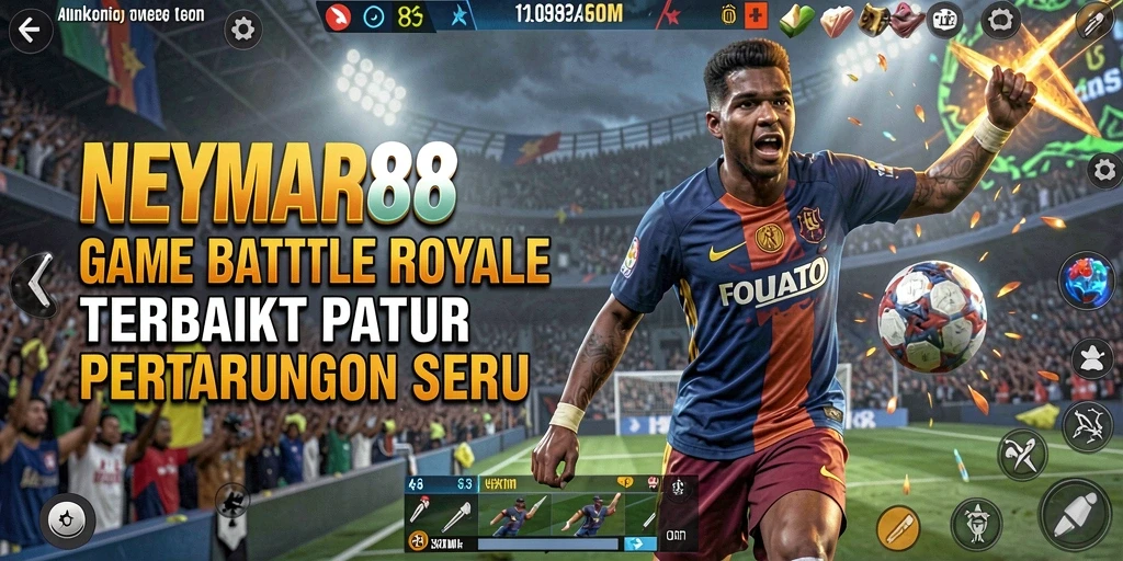 Tangkapan layar menunjukkan pertempuran intens dalam game Battle Royale.
