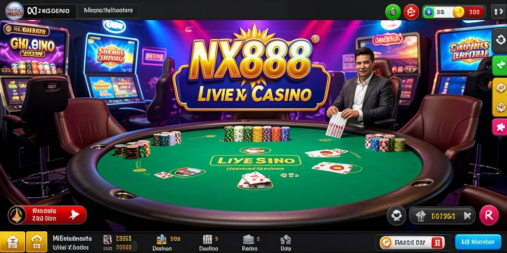 Tampilan gameplay menarik dari NX888 Live Casino.