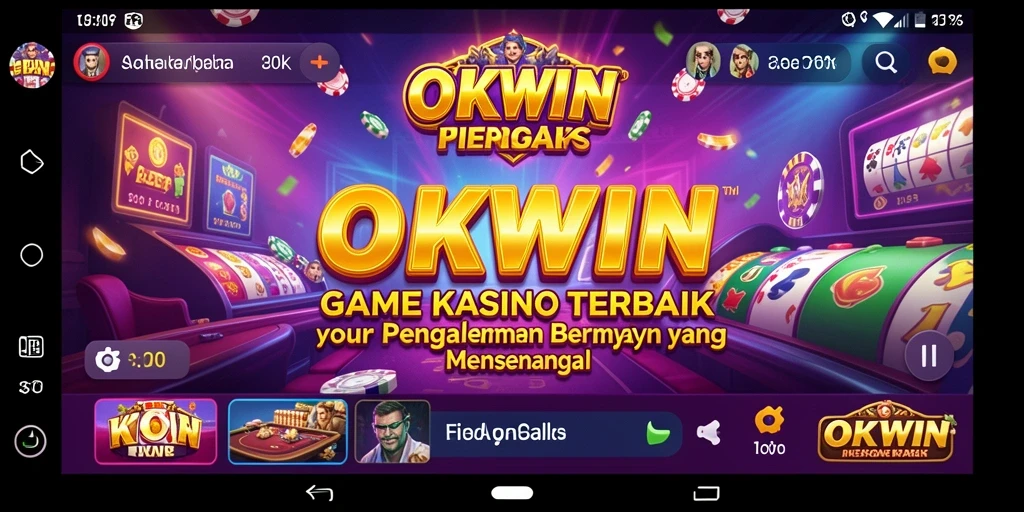Tampilan gameplay OKWIN yang menarik dan interaktif di dunia kasino.