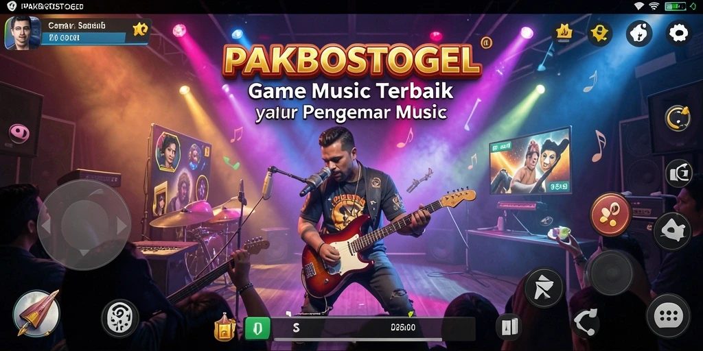 Screenshot gameplay <strong>PAKBOSTOGEL</strong> yang menunjukkan pengalaman bermain musik yang menyenangkan.