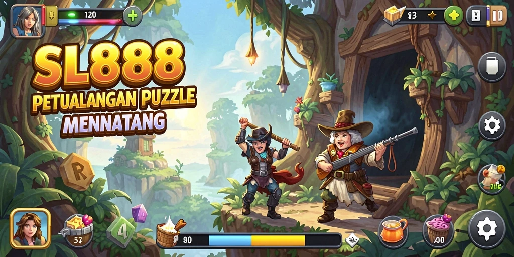 Tampilan gameplay SL888 yang menarik dalam menyelesaikan puzzle.