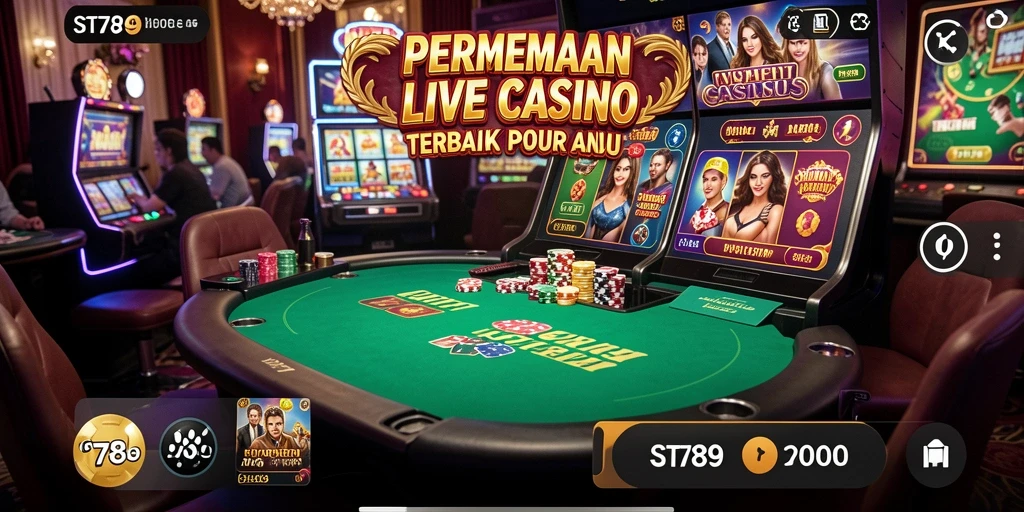 Tampilan gameplay ST789 yang menarik dan interaktif dalam Live Casino.