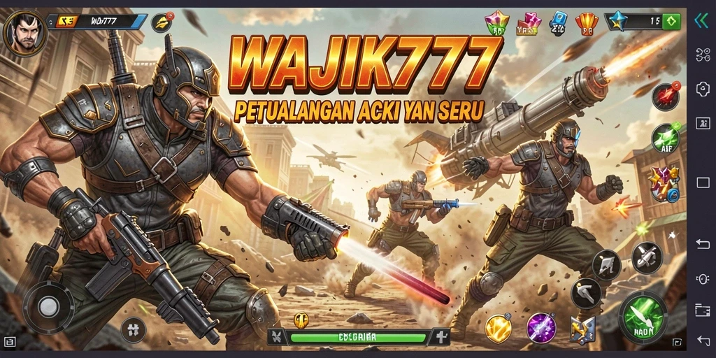 Tangkapan layar WAJIK777 menampilkan aksi permainan yang mendebarkan.