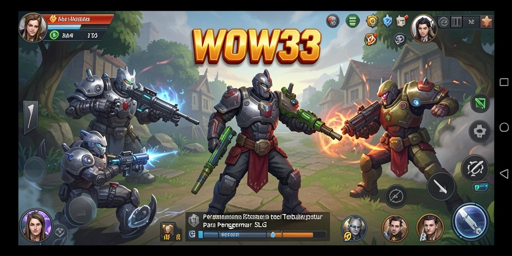Gameplay <strong>WOW33</strong> yang menegangkan dan strategis dalam pertempuran.