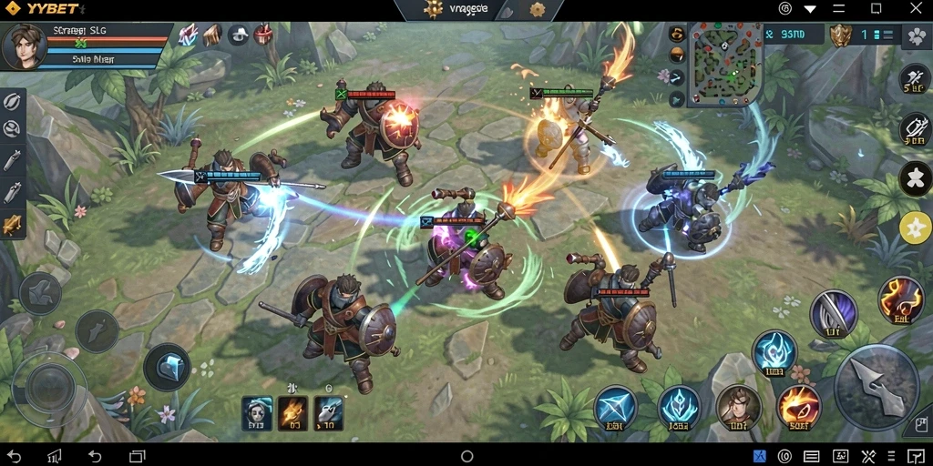 Tampilan gameplay YYBET yang mendebarkan dan penuh strategi.